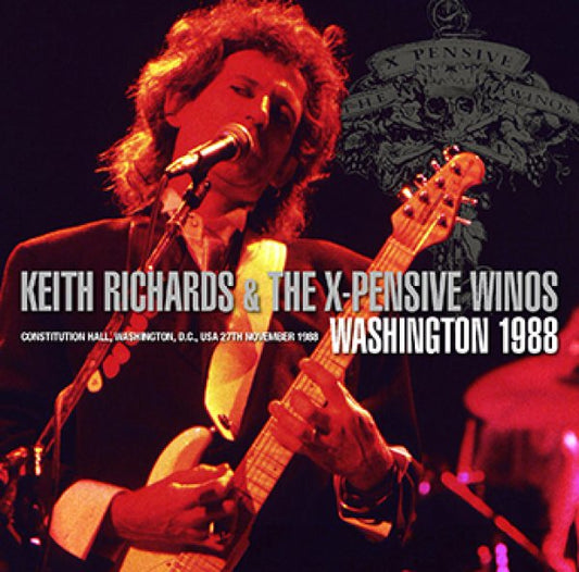 KEITH RICHARDS & THE X-PENSIVE WINOS - WASHINGTON 1988 ( 1CDR )