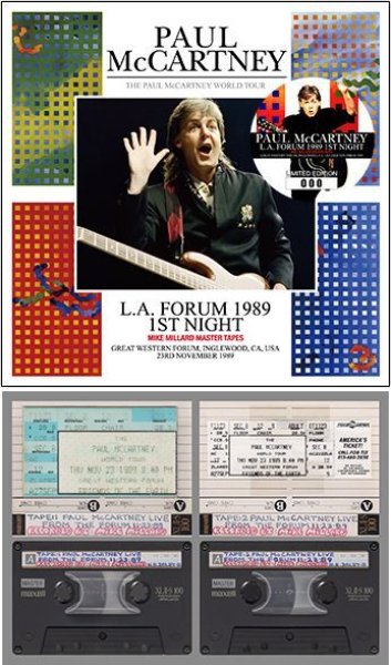 PAUL McCARTNEY - L.A. FORUM 1989 1ST NIGHT: MIKE MILLARD MASTER TAPES ( 2CD )