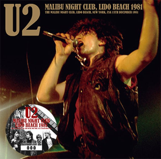 U2 - MALIBU NIGHT CLUB, LIDO BEACH 1981 ( 1CD )