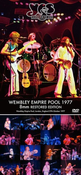 YES - WEMBLEY EMPIRE POOL 1977 8MM RESTORED EDITION ( DVDR )