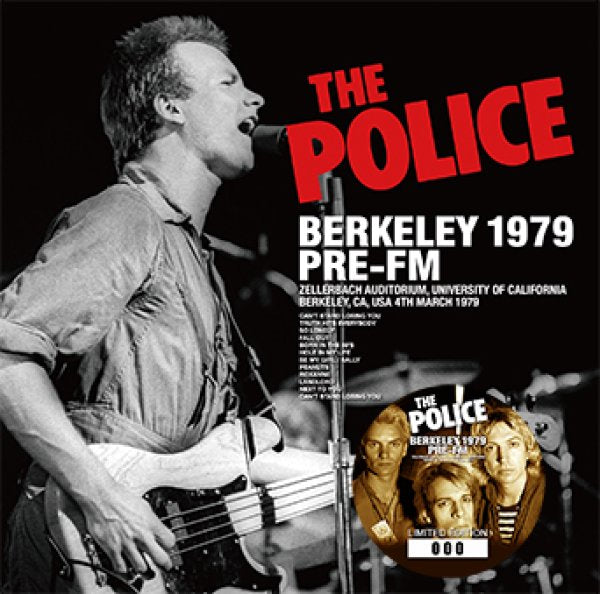 THE POLICE - BERKELEY 1979 PRE-FM ( 1CD )