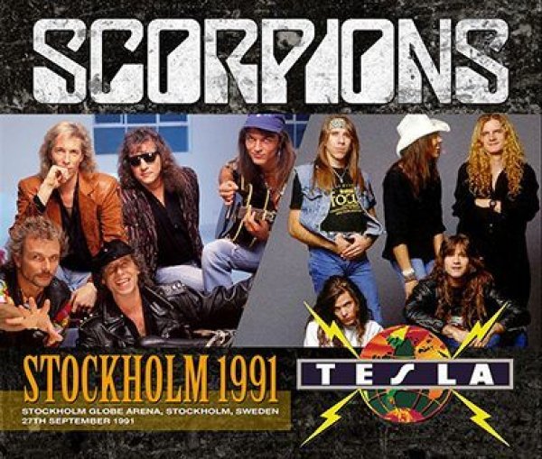 SCORPIONS / TESLA - STOCKHOLM 1991 ( 3CDR )