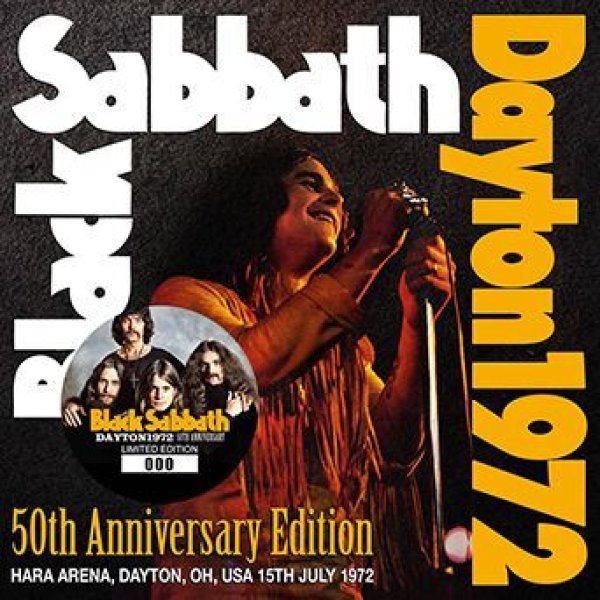 BLACK SABBATH - DAYTON 1972: 50TH ANNIVERSARY EDITION ( 1CD )