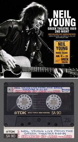 NEIL YOUNG - GREEK THEATRE 1989 2ND NIGHT: MIKE MILLARD FIRST-GENERATION TAPES ( 2CDR )