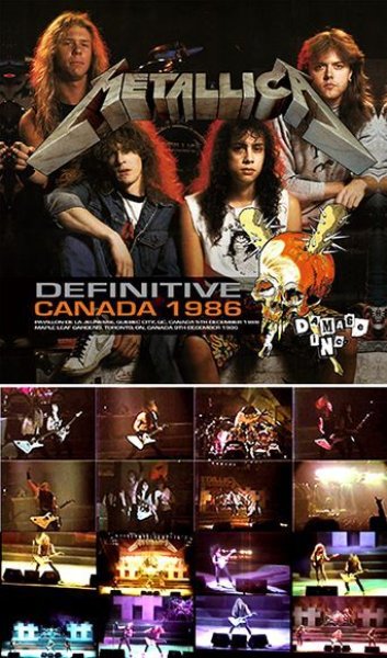 METALLICA - DEFINITIVE CANADA 1986 ( 2DVDR )