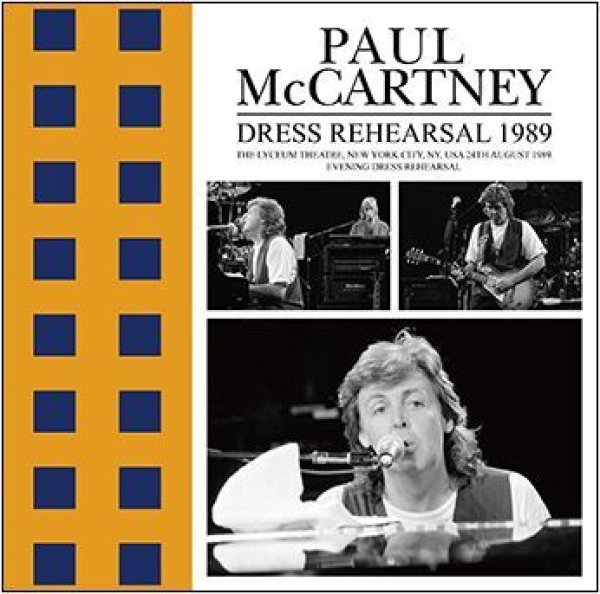PAUL McCARTNEY - DRESS REHEARSAL 1989 ( 2CD )