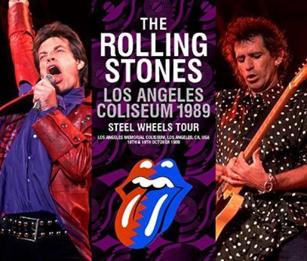 THE ROLLING STONES - LOS ANGELES COLISEUM 1989 ( 4CDR )