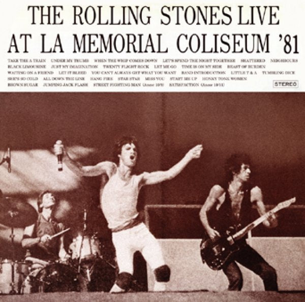 THE ROLLING STONES - LIVE AT LA MEMORIAL COLISEUM '81 ( 2CD )