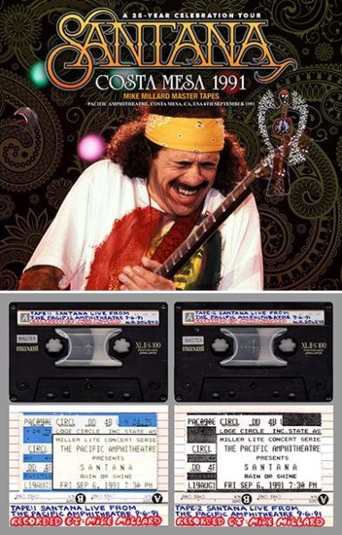 SANTANA - COSTA MESA 1991 MIKE MILLARD MASTER TAPES ( 3CDR )