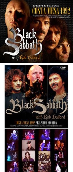 BLACK SABBATH with ROB HALFORD - DEFINITIVE COSTA MESA 1992 ( 3CD + Ltd Bonus Bonus DVDR )