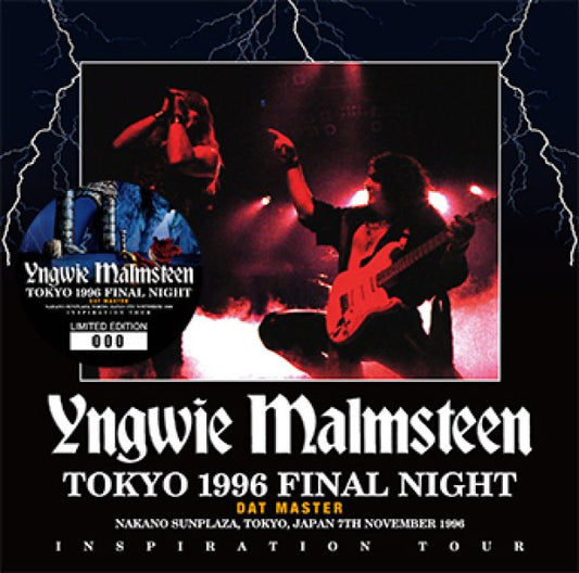 YNGWIE MALMSTEEN - TOKYO 1996 FINAL NIGHT DAT MASTER ( 2CD )