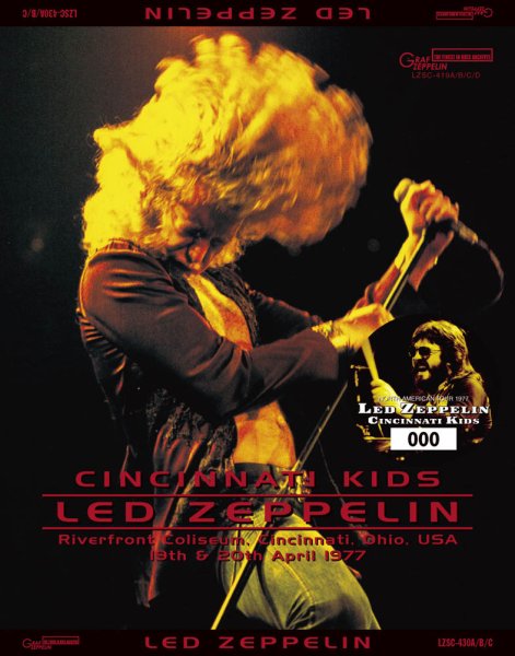 LED ZEPPELIN - CINCINNATI KIDS : TWO DAYS IN CINCINNATI ( 4CD )