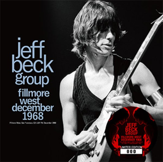 JEFF BECK GROUP - FILLMORE WEST DECEMBER 1968 ( 2CD )