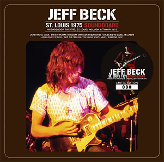 JEFF BECK - ST. LOUIS 1975 SOUNDBOARD ( CD )