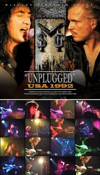 McAULEY SCHENKER GROUP - UNPLUGGED USA 1992 ( DVDR+CDR )