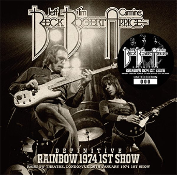 BECK, BOGERT & APPICE - DEFINITIVE RAINBOW 1974 1ST SHOW ( 1CD )