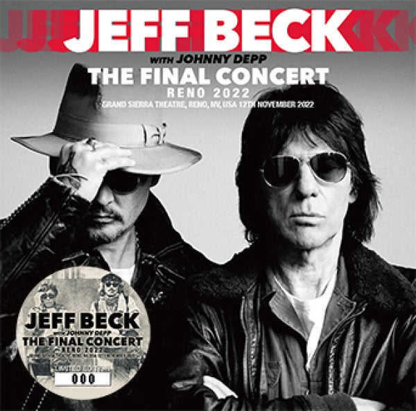 JEFF BECK with JOHNNY DEPP - THE FINAL CONCERT: RENO 2022 ( 2CD )