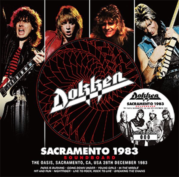 DOKKEN - SACRAMENTO 1983 SOUNDBOARD ( 1CD )