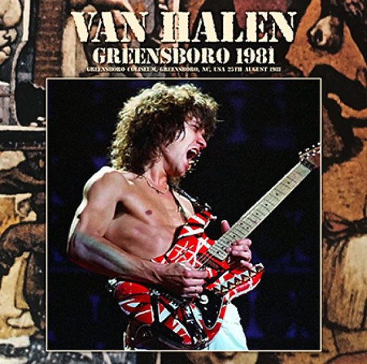 VAN HALEN - GREENSBORO 1981 ( 2CDR )