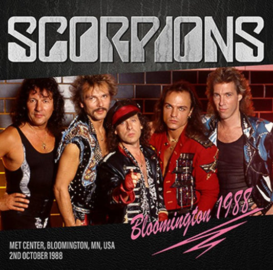 SCORPIONS - BLOOMINGTON 1988 ( 2CDR )