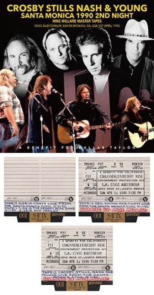 CROSBY, STILLS, NASH & YOUNG - SANTA MONICA 1990 2ND NIGHT: MIKE MILLARD MASTER TAPES ( 2CDR )