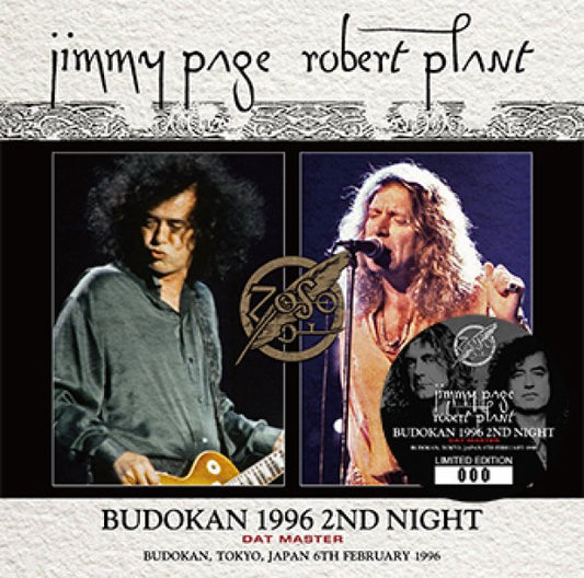 JIMMY PAGE & ROBERT PLANT - BUDOKAN 1996 2ND NIGHT: DAT MASTER ( 2CD )