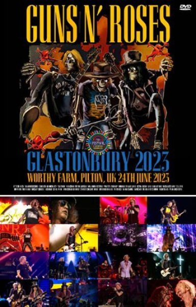 GUNS N' ROSES - GLASTONBUR 2023 ( DVDR )