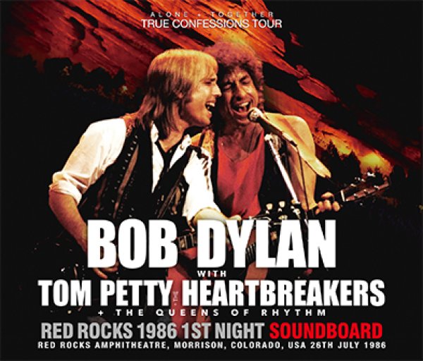 BOB DYLAN WITH TOM PETTY & THE HEARTBREAKERS - RED ROCKS 1986 1ST NIGHT SOUNDBOARD ( 3CD )