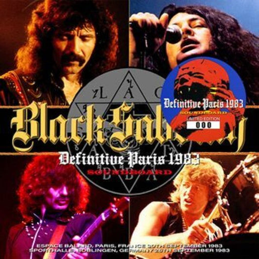 BLACK SABBATH - DEFINITIVE PARIS 1983 SOUNDBOARD ( 1CD )