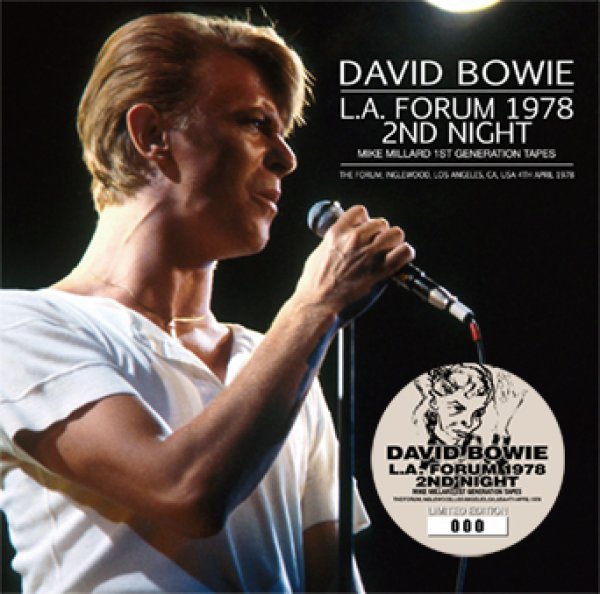 DAVID BOWIE - L.A. FORUM 1978 2ND NIGHT: MIKE MILLARD 1ST GENERATION TAPES ( 2CD )