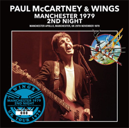 PAUL McCARTNEY & WINGS - MANCHESTER 1979 2ND NIGHT ( 2CD )