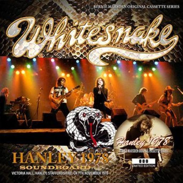 WHITESNAKE - HANLEY 1978 SOUNDBOARD ( 1CD )