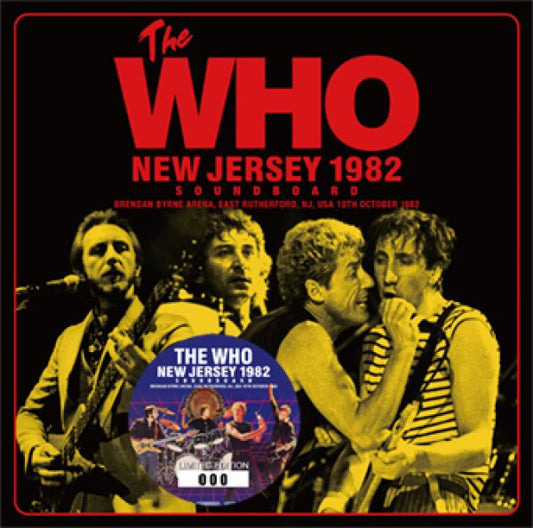 THE WHO - NEW JERSEY 1982 SOUNDBOARD ( 2CD )