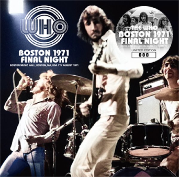 THE WHO - BOSTON 1971 FINAL NIGHT ( 2CD )