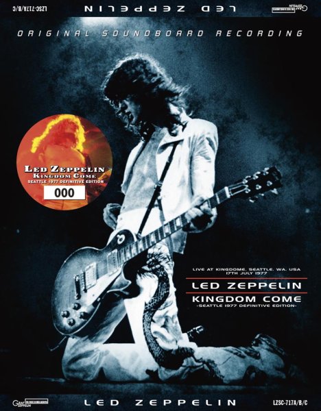 LED ZEPPELIN - KINGDOM COME: SEATTLE 1977 DEFINITIVE EDITION ( 3CD )