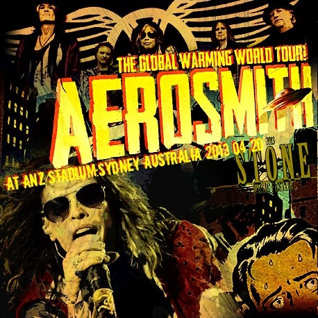 AEROSMITH 2013 WORLD TOUR FIRST DAY APRIL 20 SYDNEY+BONUS ( CD )