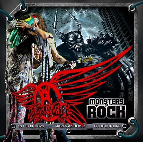 AEROSMITH OCTOBER 22, 2013 MONSTERS OF ROCK BRASIL ( CD )