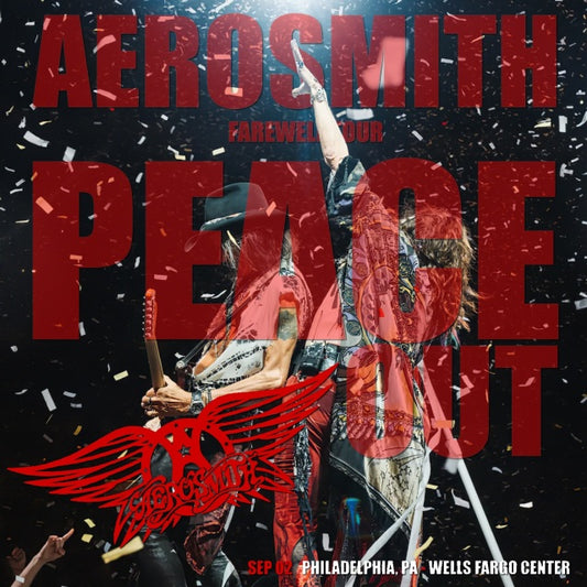 AEROSMITH 2023 FINAL TOUR FIRST DAY SEPTEMBER 2, FILADELPHIA ( CD )