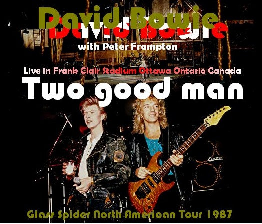 DAVID BOWIE 1987 NORTH AMERICAN PERFORMANCE WPETER FRAMPTON ( CD )