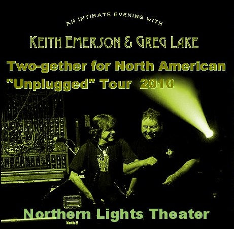 EMERSON & LAKE 2010 AMERICAN TOUR NORTHERN LIGHTS THETER ( CD )