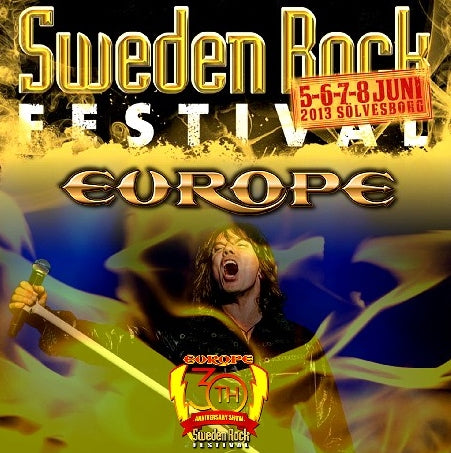 EUROPE JUNE 7, 2013 SWEDEN ROCK FESTIVAL ( CD )