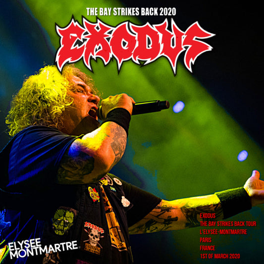 EXODUS 2020 EUROPEAN TOUR MARCH 1ST PARIS ( CD )