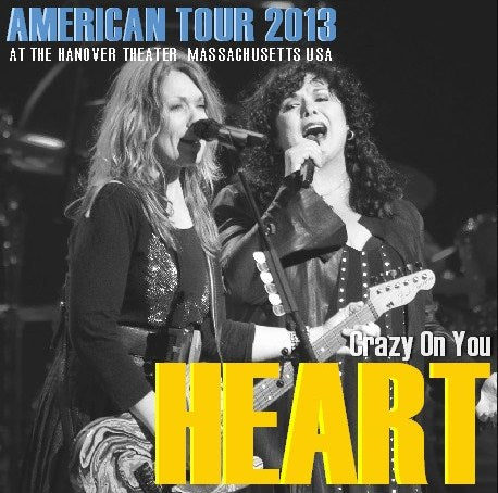 HEART 2013 US TOUR JANUARY 25 MASSACHUSETTS + 2010 MISHIGAN ( CD )