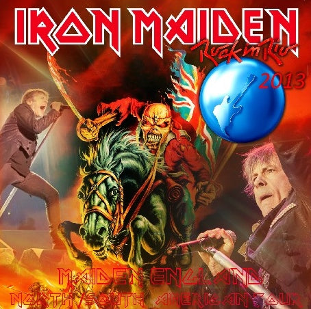 IRON MAIDEN 2013 SOUTH AMERICAN TOUR SEPTEMBER 22 BRAZIL RIO ROCK IN RIOSBD ( CD )