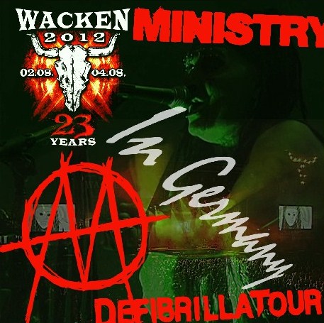 MINISTRY 2012 EUROPEAN TOUR AUGUST 21 GERMANY WACKEN OPEN AIR ( CD )