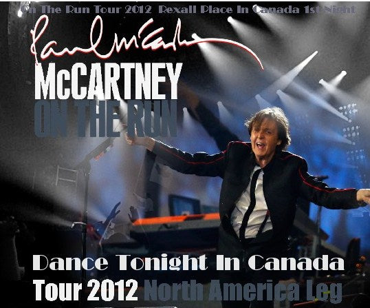 PAUL MCCARTNEY 2012 NORTH AMERICAN TOUR NOVEMBER 28 CANADA ( CD )