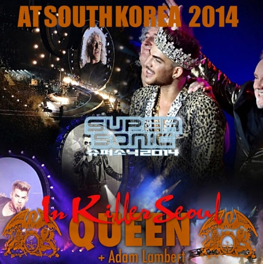 QUEEN+ ADAM LAMBERT 2014 AUGUST 14, SOUTH KOREA SUPER SONIC FESTIVAL ( CD )