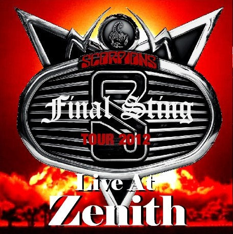 SCORPIONS 2012 WORLD TOUR MARCH 30, FRANCE ( CD )