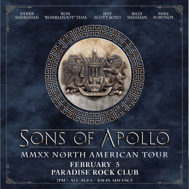 SANDS OF APOLLO 2020 AMERICAN TOUR FEBRUARY 5 BOSTON ( CD )