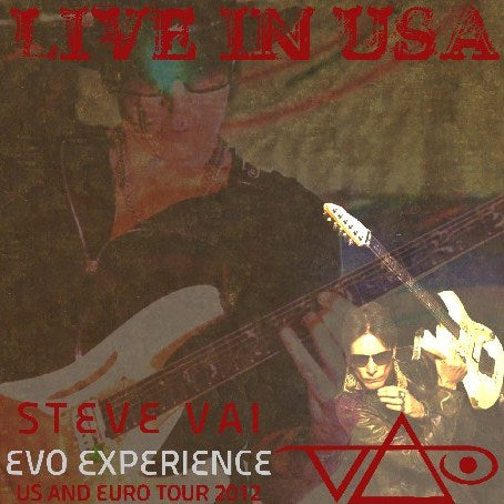 STEVE VAI 2012 AMERICA TOUR AUGUST 29 PEN SYLVANIA EVO EXPERIENCE US ( CD )